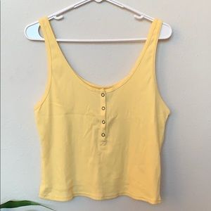 Yellow Tank/Cami Crop